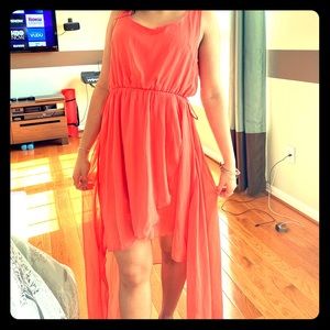 Coral dress